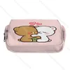 Cosmetic Bags Panda Bear Bubu Dudu Pencil Cases Milk And Mocha Couples School Supplies Student Stationery Cartoon Pouch