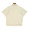 DQ0L Men's t Shirt 2023 New Fashion Brand Rhude x Mclaren Co Us Alphabet Embroidery Sport Casual Polo Pullover