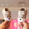 First Walkers CartoonBaby Shoes Born Boys Girls Walker Cute Spring And Autumn Pure Cotton Warm Soft Bottom Plush Fashion Casual