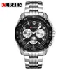 2022 CURREN 8077 Hot Selling Mens Watches Analog Quartz Business Classic Trendy Stainless Steel Men Watch OEM montre de luxe