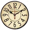 Wanduhren verkaufen Retro dekorative Uhr 14 Zoll kreatives benutzerdefiniertes Antik -Alarm