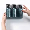 Botellas de almacenamiento 3 unids 500 ml Conjunto de botellas vacías Champú Gel de ducha Acondicionador de cabello Prensa Bomba Dispensador de jabón Lavado corporal Baño Recargable C1FF