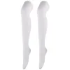 Women Socks Plus Size Girls Over Knee Stocking Long Solid Color Thigh High Cotton Arm Sleeve Gloves Sweet Cute Overknee