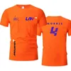 Men's T shirt 2023 New Fashion F1 Formula One Racing Team Mclaren Shirts Lando Norris Short Sleeve Round Neck Oversized Outdoor Sports Top