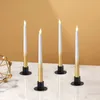 Black Candle Holders Retro Candlestick Holder Decor Farmhouse Decor na domowe przyjęcie na przyjęcie rocznicowe prezenty domowe KDJK2212