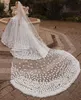 2023 Vestidos de noiva elegantes A-line com véus sexy lateral sexy lateral lateral dividido para trás vestidos de noiva