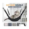 Cat Beds Furniture Pet Litter Hammock Iron Cage Breathable Plus Veet Hook Adjustable Cats Swing Hanging Nest Drop Delivery Home Ga Dhdgs