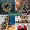 Christmas Decorations 5pc Glitter Artificial Tree Decoration Flowers Year Party Home Furnishing Hollow Fake Flower Ornaments Xmas Decor