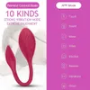 Itens de beleza App Wireless Dildo Remote Dildo Vibradores 10 velocidades Vagina Ball Bluetooth ovo vibratório CLIT ESTIMULADOR DO TREINING TRABOTES SEXY PARA MULHERES 18