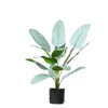 Decorative Flowers Plastic Banana Leaves Imitation Plant Fake Trees Indoor Outdoor Potted Plants Wedding Halls Shopping Malls Home