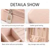Jewelry Pouches Portable Women Box Organizer Display Bridesmaid Travel Jewellery Earring Packaging Boxes Proposal Wedding Gift