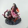 Dekompressionsleksak Demon Slayer Kamado Anime Figur Kamado Nezuko PVC Action Figur Toy Kimetsu No Yaiba Statue Vuxen Collectible Model Doll