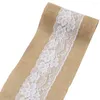 Крышка стула назад Back Tie Tie Tie Lace Design Plax Presption События