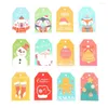 Christmas Decorations DIY Crafts Snowflake Wedding Supplies Santa Claus Tags Gift Cards Hanging Label Xmas