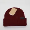 Designer Beanie Hat Solid Color ullhattar f￶r m￤n och kvinnor Fashion Sticked Cap Street Warm Winter Beanies