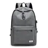 Outdoor Bags Male Backpack Korean Campus College Student Schoolbag Female Canvas Fashion Trend Youth Junior High School