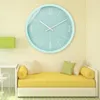 Zegar ścienny Nowoczesne minimalistyczne macaron zegar kwarcowy salon kreatywny sypialnia atmosferyczna zegarek wycisz