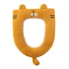 Toilet Seat Covers Mat Convenient Thicker Easy Installation Cute Tiger Embroidered Pad For Home