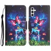 طباعة حالات محفظة جلدية لـ Samsung M40S A54 A34 A04S M13 4G 5G A04 M23 F23 Flash Flower Butterfly Cat Tiger Bow Animal Love Card Card Pouch Cover Cover Cover