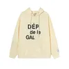 Mens Hoodies Sweatshirts Designers Gall Depts ery Fashion Trend Classic Letter Printed Hoodie Womens High Street Cotton Pullover Tops Clothes Sweatshirt