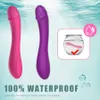 Skönhetsartiklar mjuk silikon dildo vibratorer klitoris g spot stimulator vagina bröstvårta massager sexiga leksaker butik för kvinnor kvinnlig vuxen onani