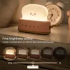 Night Lights Desk Lamp Practical LED Bread Maker Table Home Decoration Light Cute Beside For Kids