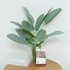 Decoratieve bloemen kunstmatige planten bladeren plastic simulatie bananenblad bruiloft accessoires kantoor balkon tuin decoratie nep groen