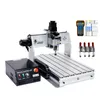 4 Axis CNC Router 3040 Engraver USB Port Metal Milling PCB Drilling Cutter Machine Woodworking Machinery DIY with Limit Switch