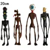 Giocattolo di decompressione Big 20cm Testa di sirena Action Figure Giocattoli Sirenhead Figura Horror Modello Doll Have Light Sculpture Shy Guy Urban Legend Founda