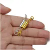 Clasps Crows Est Sier/Gold Lated Magnet Magnet Collecle Cylinder для браслетов DIY 319C3 Результаты доставки капли C DHO63