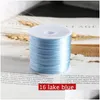 Cord Wire For Jewelry Making 60 Meters Strong Mixed Color Crystal Elastic Rope String Stretch Line Diy Beaded Thread Necklace Brac Dh1Gx