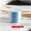 Fil de cordon pour bijoux faisant 60 mètres de couleur mélangée de couleur mixte Crystal Elastic String Stretch Line DIY Collier de filetage perlé Brac DH1GX