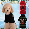 Vêtements pour chiens Élastique Élégant Petit Moyen Grand Pull de Noël Coldproof Pet O-Neck Accessoires