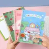 Nowy kawaii b5 luźny notatnik 30 arkuszy kreskówek Binder Journal Agenda Książka Notatnik