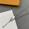 Fashion Lock ketting Designer Dames mannen goud zilveren kettingen luxe sieraden hanger diamanten ketting dame feest cadeau met doos