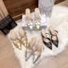 Scarpe con tacchi firmati di lusso sandali con tacco alto con design in coccodrillo progettati per donne alla moda molto belle