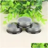 Packing Bottles 3G L Jar Cosmetic Bottle Sample Empty Container Pot Clear Screw Cap Lid Small Cases For Eyeshadow Lip Balm Drop Deli Dhfwl