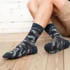 Chaussettes pour hommes 1 paire hommes coton Camouflage automne hiver chaud chaussette courte