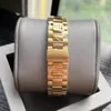 Luksusowy zegarek Fashion zegarek Gold 40 mm pp swobodne zegarek szafir mechaniczny automatyczny damski pasek ze stali nierdzewnej sukienka Bransoletka Bransoletka na rękę