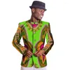 Мужские костюмы прибытие африканского мужского пиджака хлопка Daxiji Floral Multi-Clostrable Apploymal National Holiday
