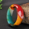 Bangle Type Emeralds Color Quartz Rock Jadees Bracelet Genuine Violet Female