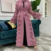 Ethnic Clothing Dubai Caftan Abayas For Women Turkish Hijab Muslim Dress Kaftan Robe Ramadan Jilbab Islamic Open Abaya Kimono Cardigan