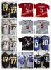 American College Football Wear Mens #17 Josh Allen Wyoming College Football Jersey #46 Khalil Mack Buffalo Bulls Jersey #5 Patrick Mahomes II Texas Tech #10 Jimmy