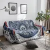 Blankets Picnic Cloth Camping RV Outdoor Rugs Sofa Bed Throw Blanket Air Condition Knitted Beach Towel Mats 2 Side Print