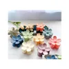 Hair Clips Barrettes Candy Colors Flower Claws Hairdressing Tool For Women Drop Delivery Jewelry Hairjewelry Dhhqv