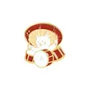 Pinnen broches champignon email badges broche dames pins schattig decoratief op rugzak kat concert revers drop levering sieraden dhohm