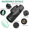 망원경 40x60 HD 강력한 단안 장거리 범위 1000yard bak4 FMC Optics 사냥을위한 군사 스파이 글라스 사냥 스포츠 야외 캠핑