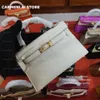 Classic Femmes Tote Sacs 2021 Fashion Handbags Gurses Mini Cowhide Real Leather Female épaule crossbody Sac Gold Silver Hardware 238d