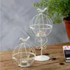 Candle Holders Wrought Iron Birdcage Retro Holder Wedding Creative Decoration Country Style Crafts Carved Home Ornaments