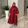 エスニック服アバヤドバイトルコイスラムサウジアラビア語アラビア語イスラム教徒のドレスセット